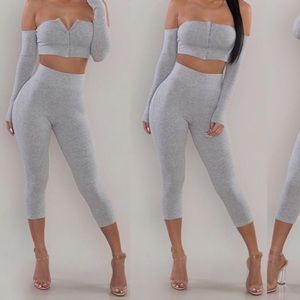 Grey two piece set
